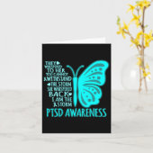 Carte Je Suis La Tempête Ptsd Stress Sensibilisation Rib (Fleur jaune)