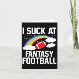 Carte Je suis le perdant de football fantastique masculi