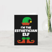 Carte Je suis l'Esthétique Elf famille pyjama Noël Soit (Devant)