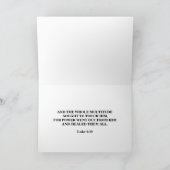 CARTE "JE SUIS L'ÉTERNEL QUI TE GUÈRE" (Intérieur)