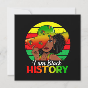 Carte Je suis l'histoire noire Afrique Amérique