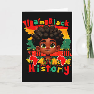 Carte Je suis l'histoire noire Mois de l'histoire noire