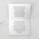 Carte Je suis libre, Condolence Grey Card (Intérieur)