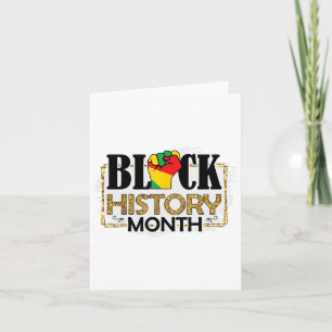 Carte Je Suis Noir Histoire Melanin Hommes Femmes Enfant
