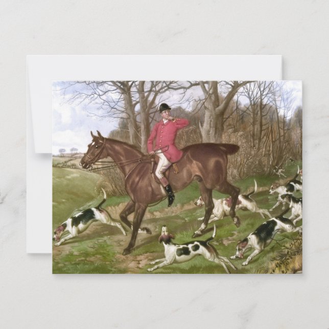 Carte Je suis parti (Devant)