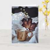 CARTE JE SUIS "PLUS RECONNAISSANTE" POUR **VOUS** MERCI (Fleur jaune)