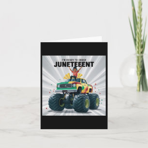 Carte Je suis prêt à écraser l'autocollant JunetDix