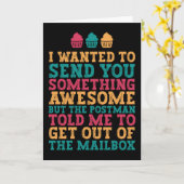 Carte Je Suis Recherché D'Envoyer Quelque Chose D'Amusan (Fleur jaune)