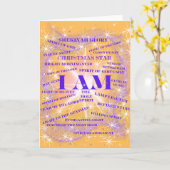 Carte Je suis Shekinah Glory Grey Card (Fleur jaune)