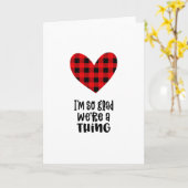 Carte Je suis si heureux que nous soyons ensemble Buffal (Fleur jaune)