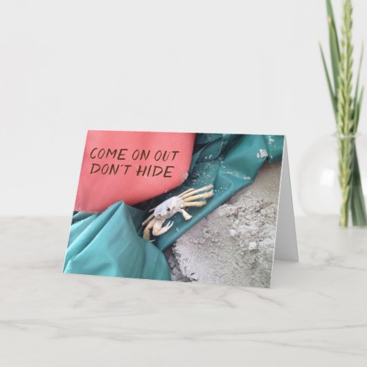 CARTE JE SUIS SORTIE ET FÊTE VOTRE **ANNIVERSAIRE** (Devant)