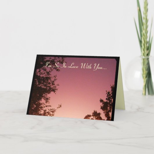 Carte Je suis tellement amoureux de toi...Carte (Devant)