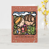 Carte Je suis tellement désolé pour votre perte. Personn (Fleur jaune)