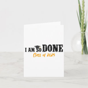 Carte Je suis tellement fini Cl de 2025 Maman senior drô