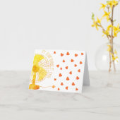 Carte Je suis ton plus grand fan (Fleur jaune)