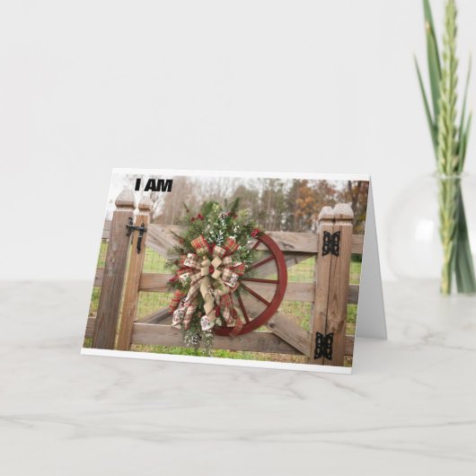 CARTE **JE SUIS TOUJOURS ICI POUR VOUS** (Devant)