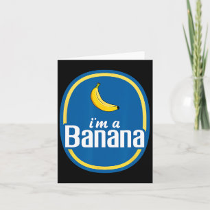 Carte Je suis un costume Nana Halloween Sticker Fruit Ja