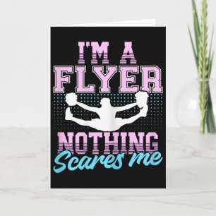 Carte Je suis un flyer rien ne me fait peur Cheer Cheerl
