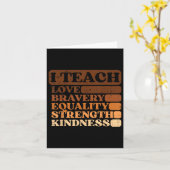 Carte Je Suis Un Homme Noir Inspiré Hommes Histoire Noir (Fleur jaune)