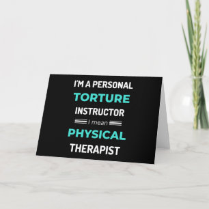 Carte Je suis un instructeur de torture personnel Je veu