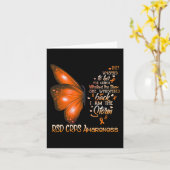 Carte Je suis un papillon de sensibilisation RSD (Fleur jaune)