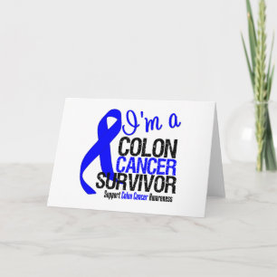 Carte Je suis un survivant du cancer du côlon