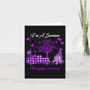 Carte Je suis un survivant Fibromyalgie cadeaux de sensi