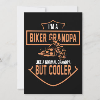 Carte Je suis un t-shirt de grand-père de motards