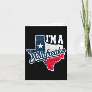 Carte Je suis un Talao Fierté du Texas Dire Humour du Su