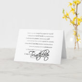 Carte Je suis un Triathlete - manuscrit (Fleur jaune)