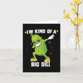 Carte Je suis une sorte de gros dill piloté Halloween Cu (Fleur jaune)