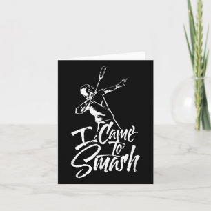 Carte Je suis venu pour écraser l'équipe de joueur de ba