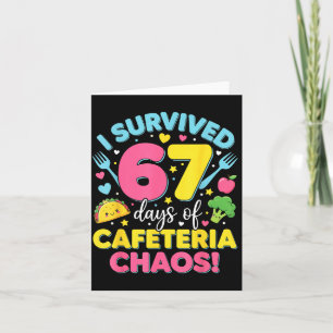 Carte Je Survivre 67 Jours De Cafétéria Chaos Meme