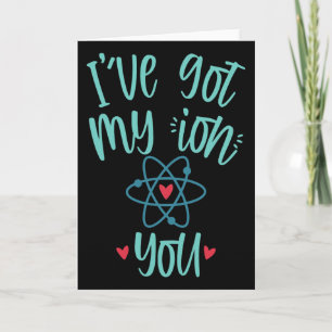Carte Je T'ai Dans Ma Molécule Valentin Drôle De Chimie