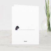 Carte Je t'ai malheureux Photo Chien Papa Bonne Fête des (Dos)