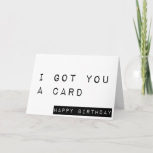 Carte Je T'Ai Une Carte, Joyeux Anniversaire, Anniversai