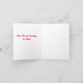 Carte Je t'aime (Intérieur)