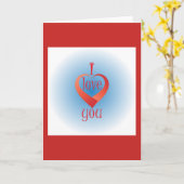 Carte Je t'aime (Fleur jaune)