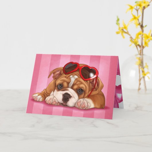 Carte Je t'aime (Fleur jaune)