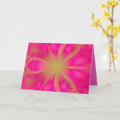 Carte Je t'aime (Fleur jaune)
