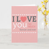 Carte Je t'aime (Fleur jaune)