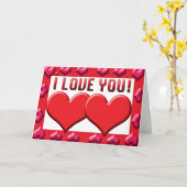 Carte Je t'aime ! (Fleur jaune)
