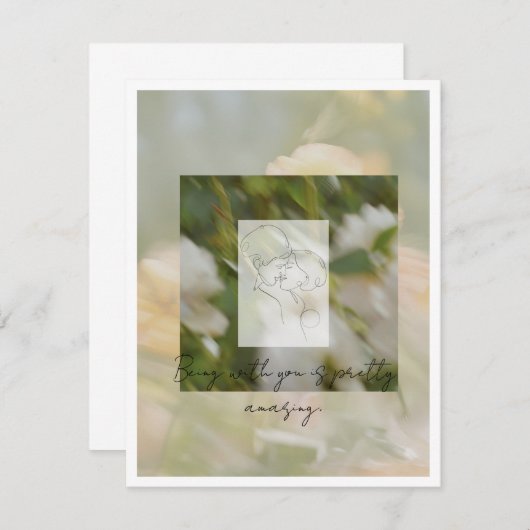 Carte "Je t'aime" (Devant / Derrière)