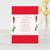 Carte Je t'aime (Fleur jaune)