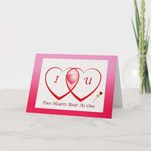 Carte Je T'Aime (Devant)