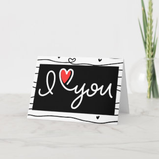 Carte Je t'aime