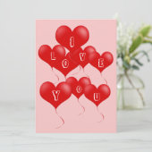 Carte je t'aime (Debout devant)