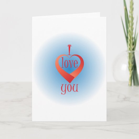 Carte Je t'aime (Devant)