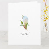 Carte Je T'Aime (Fleur jaune)