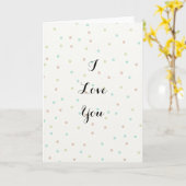 Carte Je T'Aime (Fleur jaune)